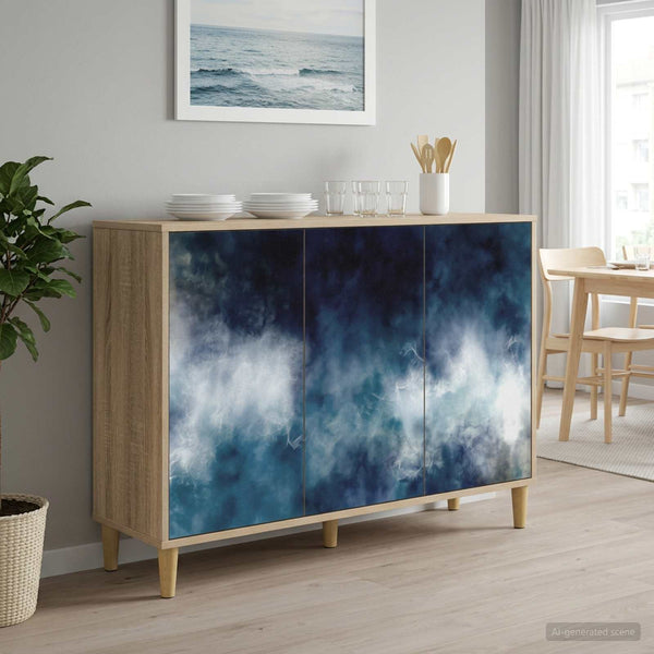 Sivupöytä RAALTE Sonoma 102 x 33 x 75 cm Tekninen puu