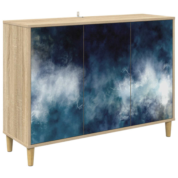 Sivupöytä RAALTE Sonoma 102 x 33 x 75 cm Tekninen puu