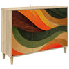 Sivupöytä BONN Sonoma 102 x 33 x 75 cm Tekninen puu