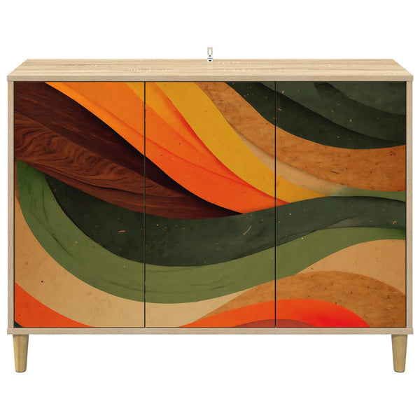 Sivupöytä BONN Sonoma 102 x 33 x 75 cm Tekninen puu