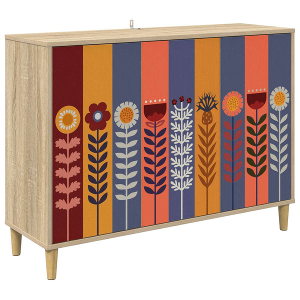 Sivupöytä ESSEN Sonoma 102 x 33 x 75 cm Tekninen puu