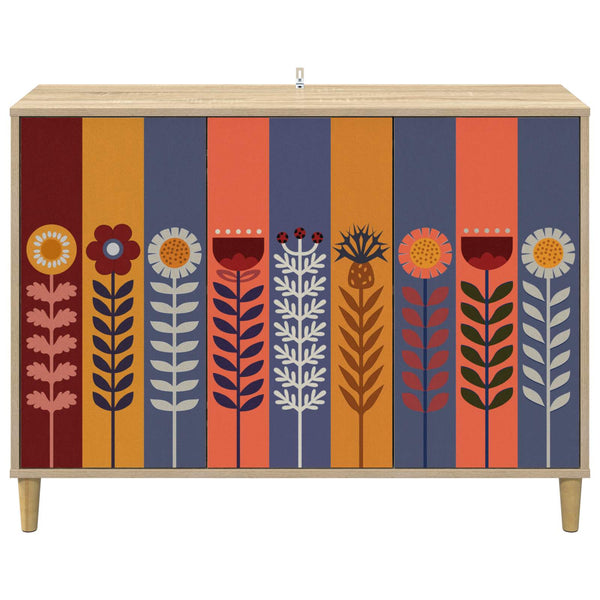 Sivupöytä ESSEN Sonoma 102 x 33 x 75 cm Tekninen puu