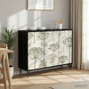 Sivupöytä GOTHA Musta tammi 102 x 33 x 76 cm Tekninen puu