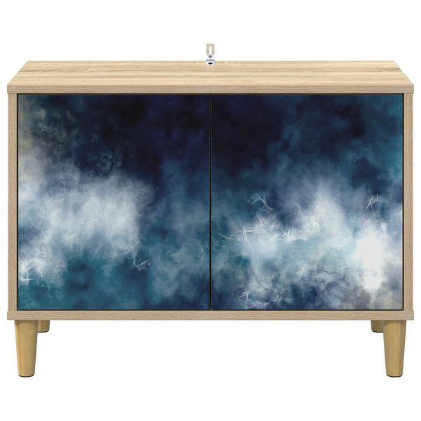 TV-kaappi RAALTE 69 x 33 x 50 cm Sonoma Tekninen puu