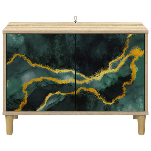 TV-kaappi WIJHE 69 x 33 x 50 cm Sonoma Tekninen puu