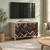 TV-kaappi OMMEN 69 x 33 x 50 cm Sonoma Tekninen puu