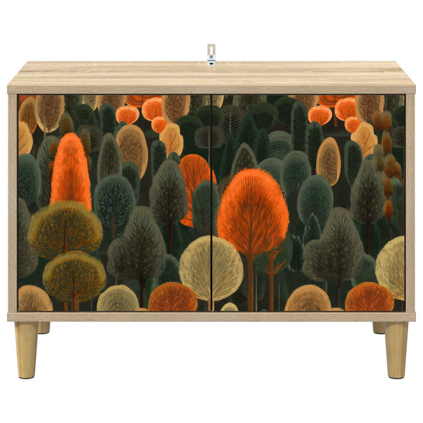 TV-kaappi ZAANDAM 69 x 33 x 50 cm Sonoma Tekninen puu