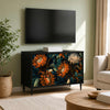 TV-kaappi LOCHEM 69 x 33 x 50,5 cm Musta tammi Tekninen puu