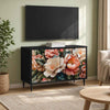TV-kaappi BORNE 69 x 33 x 50,5 cm Musta tammi Tekninen puu