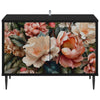 TV-kaappi BORNE 69 x 33 x 50,5 cm Musta tammi Tekninen puu