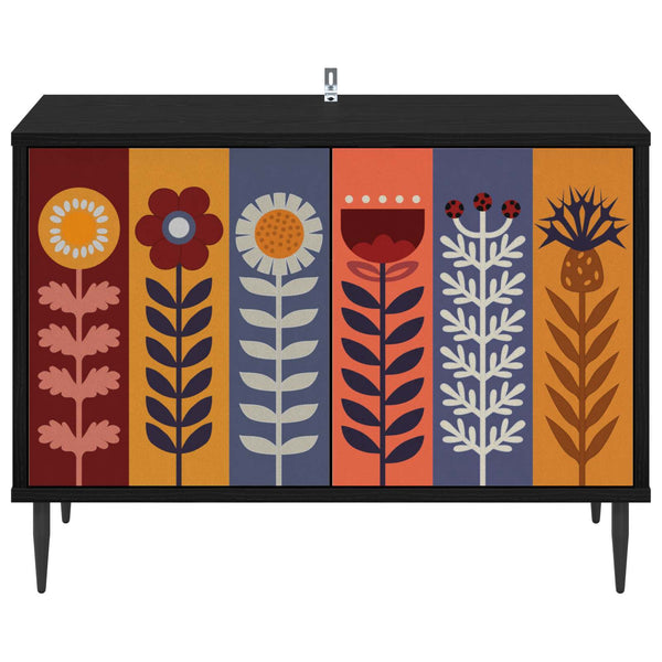 TV-kaappi ESSEN 69 x 33 x 50,5 cm Musta tammi Tekninen puu