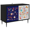 TV-kaappi MAINZ 69 x 33 x 50,5 cm Musta tammi Tekninen puu