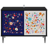TV-kaappi MAINZ 69 x 33 x 50,5 cm Musta tammi Tekninen puu