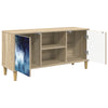 TV-kaappi RAALTE 102 x 33 x 50 cm Sonoma Tekninen puu