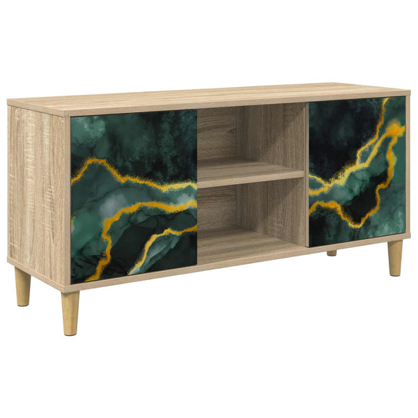 TV-kaappi WIJHE 102 x 33 x 50 cm Sonoma Tekninen puu