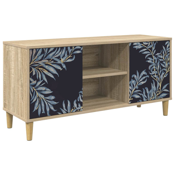 TV-kaappi DOKKUM 102 x 33 x 50 cm Sonoma Tekninen puu