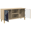 TV-kaappi DOKKUM 102 x 33 x 50 cm Sonoma Tekninen puu
