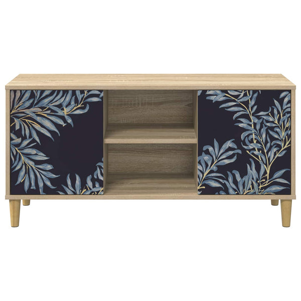 TV-kaappi DOKKUM 102 x 33 x 50 cm Sonoma Tekninen puu