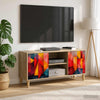 TV-kaappi HEESCH 102 x 33 x 50 cm Sonoma Tekninen puu