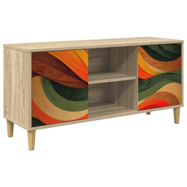 TV-kaappi BONN 102 x 33 x 50 cm Sonoma Tekninen puu