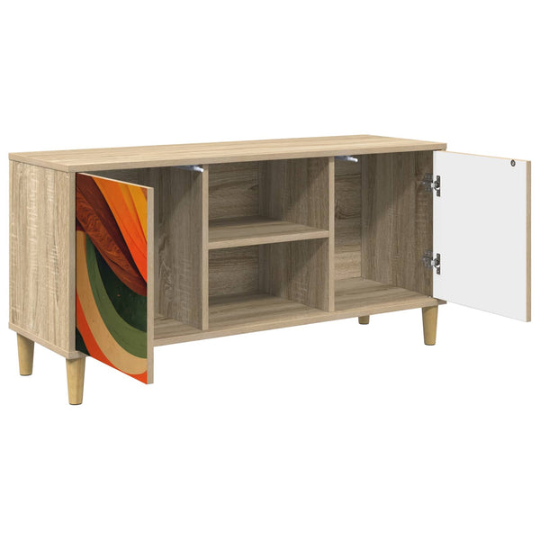 TV-kaappi BONN 102 x 33 x 50 cm Sonoma Tekninen puu