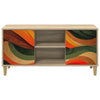 TV-kaappi BONN 102 x 33 x 50 cm Sonoma Tekninen puu