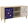 TV-kaappi MAINZ 102 x 33 x 50 cm Sonoma Tekninen puu