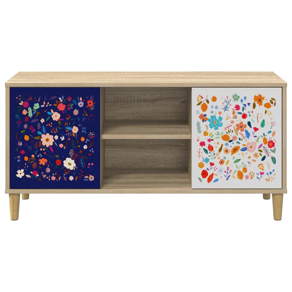 TV-kaappi MAINZ 102 x 33 x 50 cm Sonoma Tekninen puu