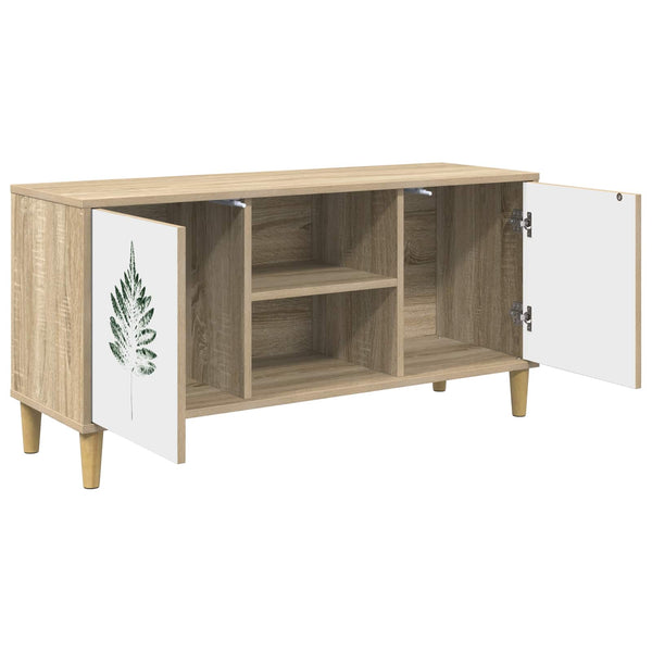 TV-kaappi HANAU 102 x 33 x 50 cm Sonoma Tekninen puu