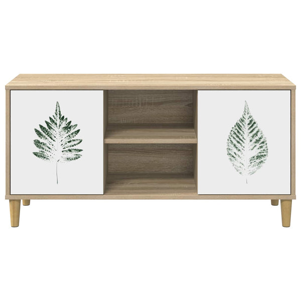 TV-kaappi HANAU 102 x 33 x 50 cm Sonoma Tekninen puu