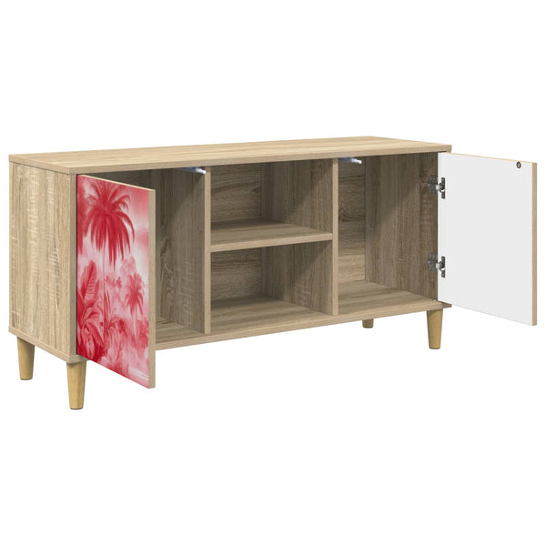 TV-kaappi AACHEN 102 x 33 x 50 cm Sonoma Tekninen puu