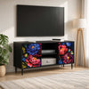 TV-kaappi KIEL 102 x 33 x 51 cm Musta tammi Tekninen puu