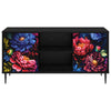 TV-kaappi KIEL 102 x 33 x 51 cm Musta tammi Tekninen puu