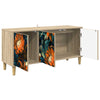 TV-kaappi LOCHEM 102 x 33 x 50 cm Sonoma Tekninen puu