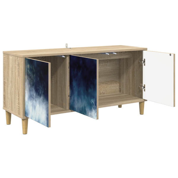 TV-kaappi RAALTE 102 x 33 x 50 cm Sonoma Tekninen puu