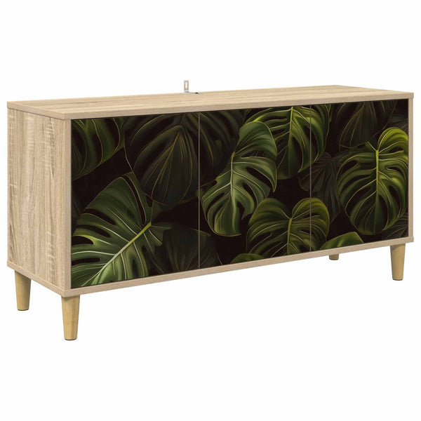 TV-kaappi ELBURG 102 x 33 x 50 cm Sonoma Tekninen puu