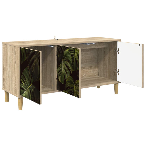 TV-kaappi ELBURG 102 x 33 x 50 cm Sonoma Tekninen puu
