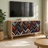 TV-kaappi OMMEN 102 x 33 x 50 cm Sonoma Tekninen puu