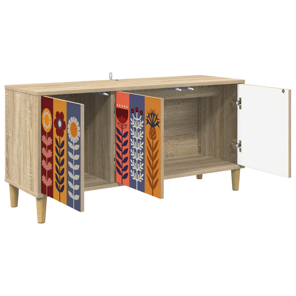 TV-kaappi ESSEN 102 x 33 x 50 cm Sonoma Tekninen puu