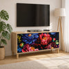 TV-kaappi KIEL 102 x 33 x 50 cm Sonoma Tekninen puu