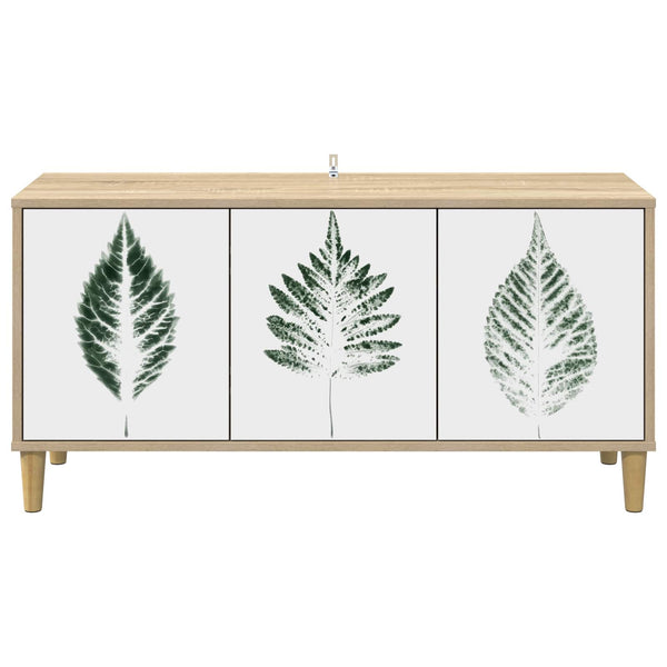 TV-kaappi HANAU 102 x 33 x 50 cm Sonoma Tekninen puu