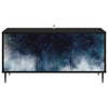 TV-kaappi RAALTE 102 x 33 x 51 cm Musta tammi Tekninen puu