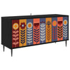 TV-kaappi ESSEN 102 x 33 x 51 cm Musta tammi Tekninen puu