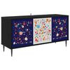 TV-kaappi MAINZ 102 x 33 x 51 cm Musta tammi Tekninen puu