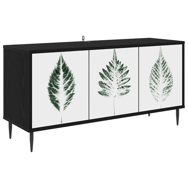 TV-kaappi HANAU 102 x 33 x 51 cm Musta tammi Tekninen puu