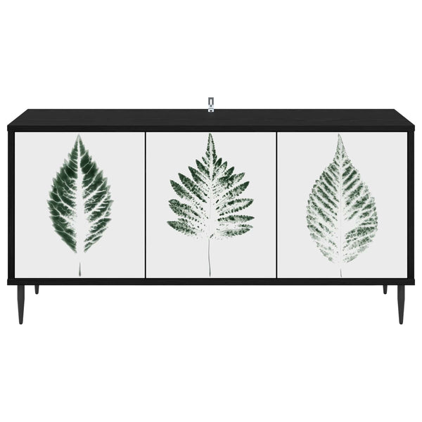 TV-kaappi HANAU 102 x 33 x 51 cm Musta tammi Tekninen puu