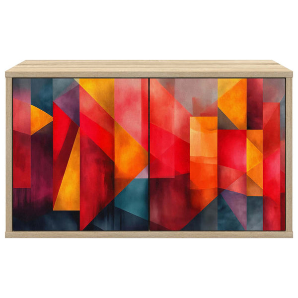 Seinälle kiinnitettävä TV-kaapisto HEESCH 69 x 33 x 40 cm