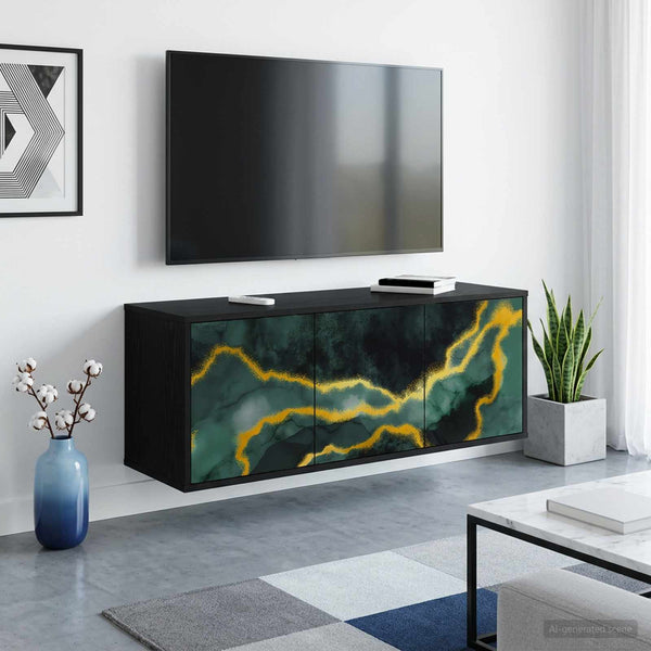 Seinälle kiinnitettävä TV-kaapisto WIJHE 102 x 33 x 40 cm