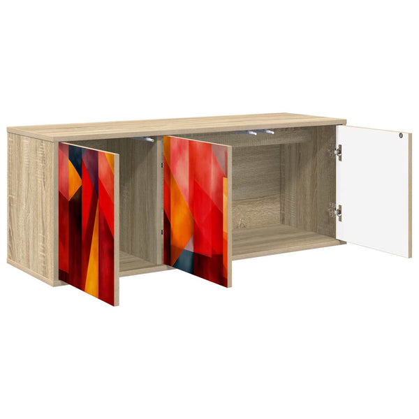 Seinälle kiinnitettävä TV-kaapisto HEESCH 102 x 33 x 40 cm