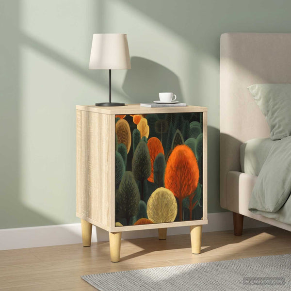 Yöpöytäkaappi ZAANDAM 2 kpl Sonoma-tammi 36 x 33 x 50 cm
